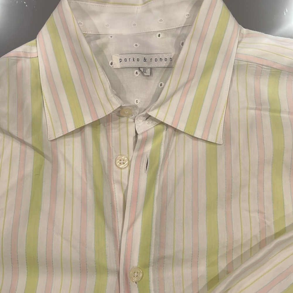 UberLUX Parke & Ronen Extra large long sleeve dress shirt lightweight